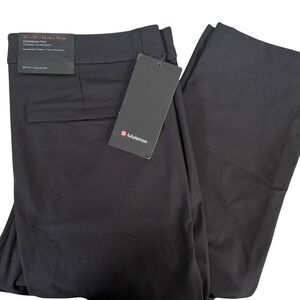 NEW Lululemon Commission Pant Slim Warpstreme Black Performance Mens 35x30 $118